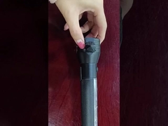 Multifunctional display of solar flashlight