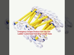 Emergency Escape Product Anti Slip Fire Ladder Customized Standing Length Sizes
