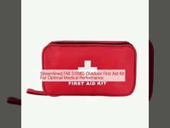 Streamlined FAK 0.06KG Outdoor First Aid Kit For Optimal Medical Performance
