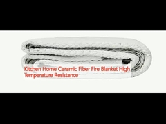 Kitchen Home Ceramic Fiber Fire Blanket High Temperature Resistance