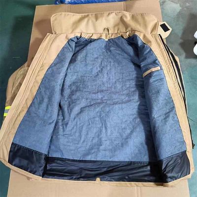High Moisture Permeable Fire Fighting Suits Fireproof Clothing 230N