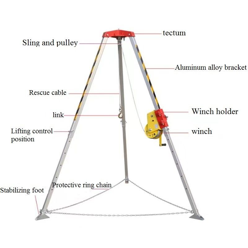 Rescue tripod Emergency rescue is mainly carried out in a limited space    JSJ-S