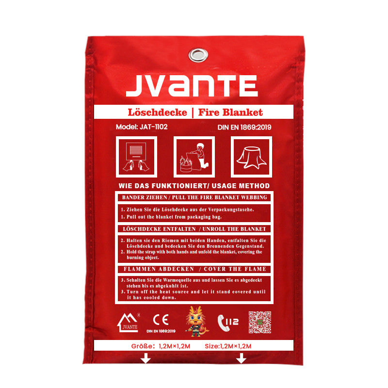 0.5mm Glass Fibre Fire Evacuation Blanket BS EN 1869-1997