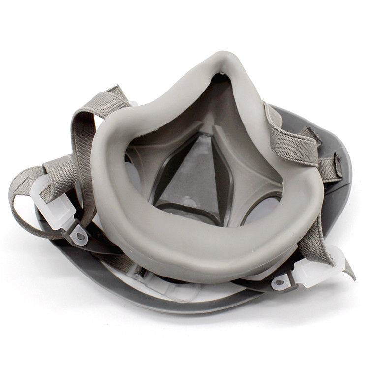 Reusable KN95 Half Face Gas Mask Dust Absorbing Respirator With Air Filtration