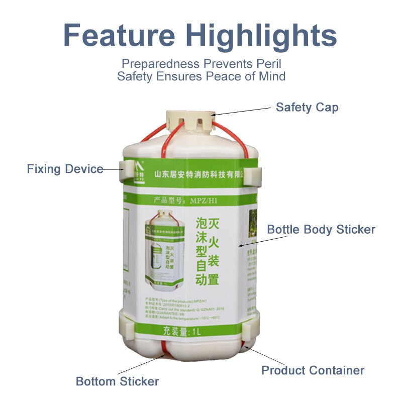 Quick-fire Fire Extinguisher With Effective Foam That Prevents Re-ignition