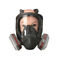Full Face Respirator Gas Mask With Double Filters GB2890-2009