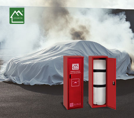 Car Glass Fibre Fire Suppression Blanket White 4*6 6*8 6*9 10*12M Or Custom