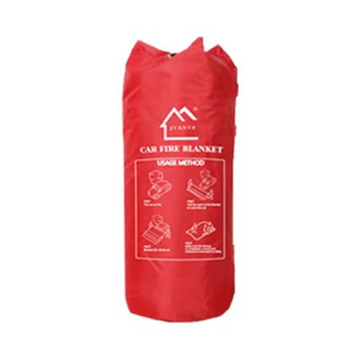 High Silica White JAT-303 Fire Fighting Blanket 0.6 Thickness Fiberglass Vehicle Fire Blanket Welding High Visibility Protection