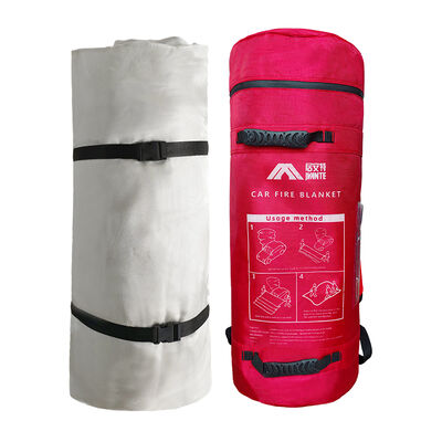 High Silica Fire Blanket 6x8m BS EN 13501-1 Certified 1200°C Reusable For Gas Station Parking Tunnel