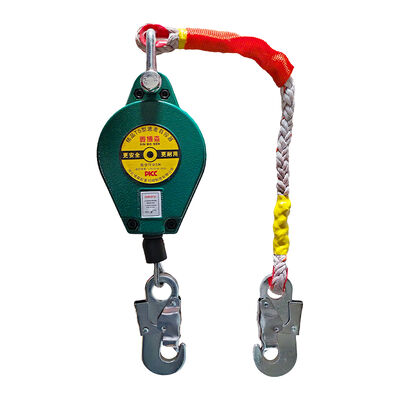 Self Retracting Lifeline 150kg Fall Arrester Safety Steel Wire Rope Anti Fall Protection Device for Construction